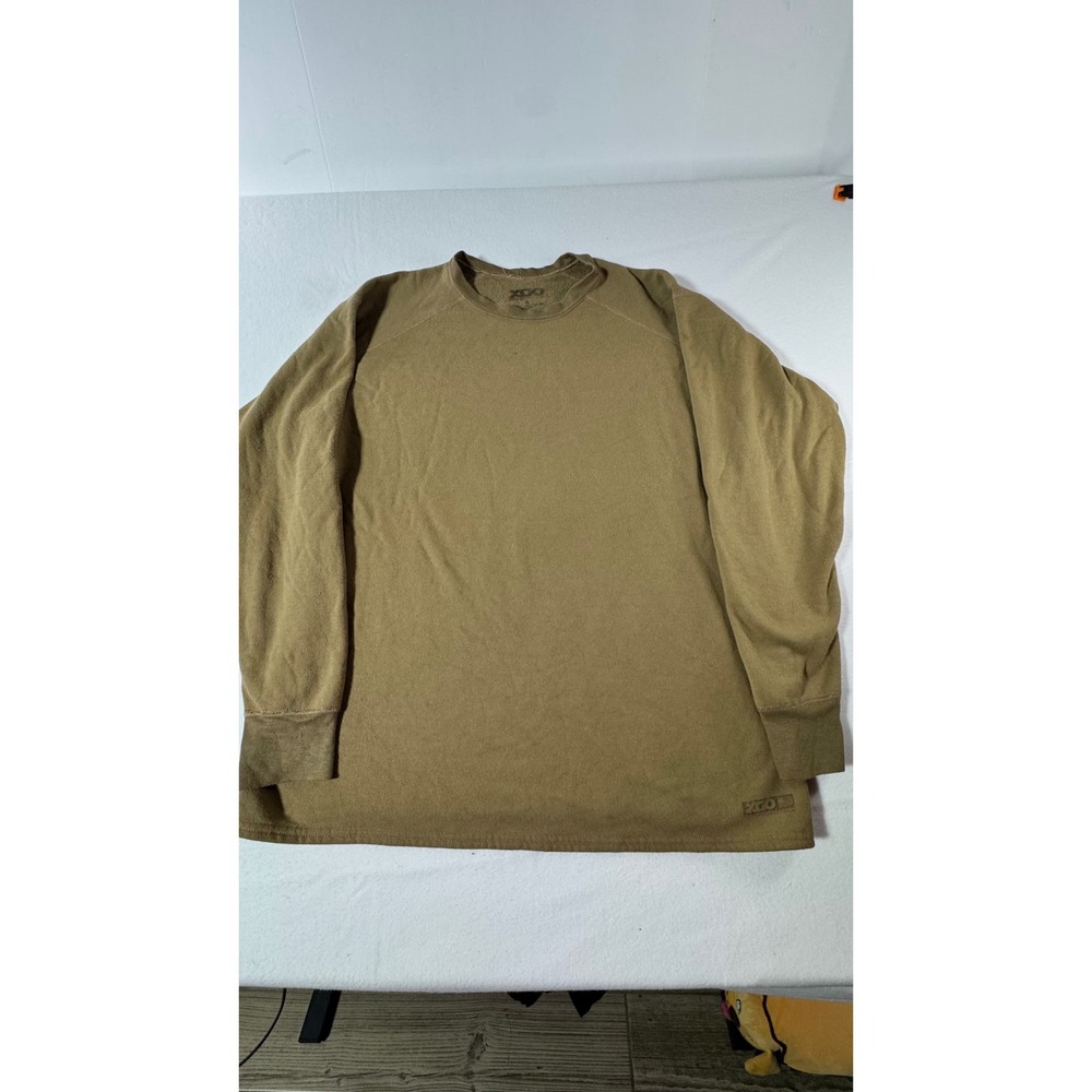 XGO Flame Resistant Phase 4 Fleece Shirt Mens XL Coyote Brown FR Base Layer